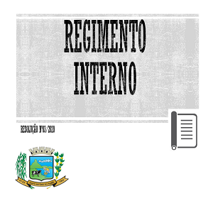 You are currently viewing NOVO REGIMENTO INTERNO