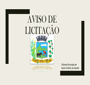 You are currently viewing AVISO DE LICITAÇÃO