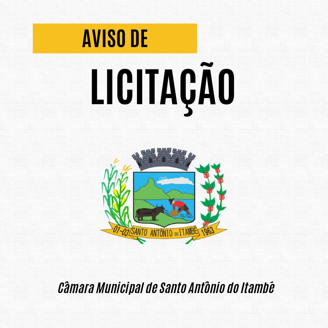 You are currently viewing AVISO DE LICITAÇÃO