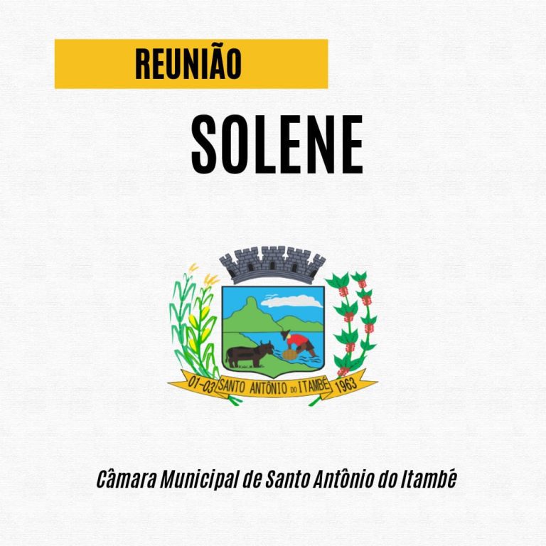 Read more about the article Reunião Solene