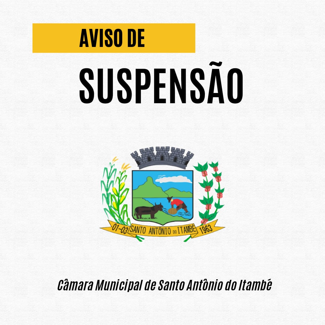 You are currently viewing Suspensão do Processo Licitatório 005/2021 Pregão 002/2021